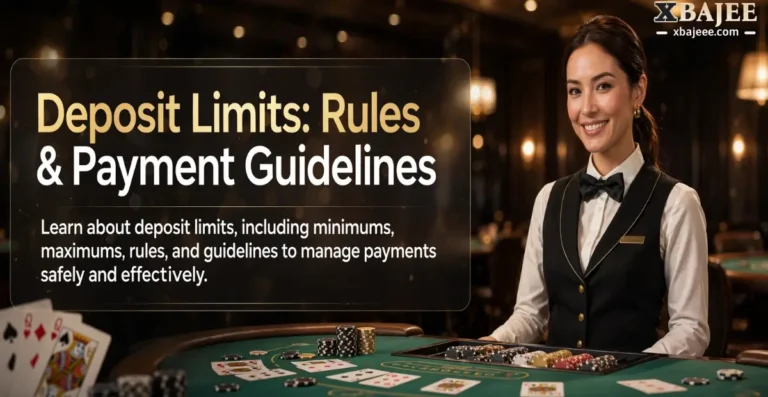 Xbajee App Deposit Limits
