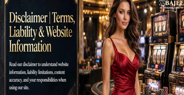 XBajee App Disclaimer